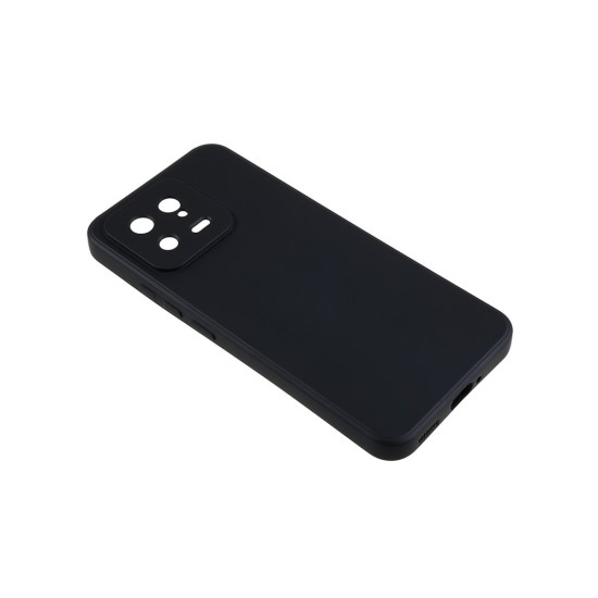 Capa de Silicone com Moldura de Câmera para Xiaomi 13 Preto Capa de Silicone com Moldura de Câmera para Xiaomi 13 Preto